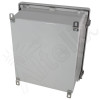 Altelix Windowed Enclosure - 14x12x6 Fiberglass Weatherproof NEMA Enclosure with Window, Aluminum Mounting Plate, 120V Outlets & Power Cord
