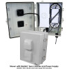 Altelix Fan Cooled Weatherproof Starlink® Gen 3 Enclosure with 100-240 VAC Universal Power Outlet