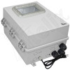 Altelix Network Distribution Enclosure - Polycarbonate + ABS NEMA 4X Weatherproof Enclosure with Viewing Window, 12-Port Blank Patch Panel, 120 VAC Outlets & Power Cord