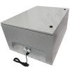 Altelix 32x24x16 Steel Weatherproof NEMA 4X Enclosure with Dual Cooling Fans, 120 VAC Outlets and Power Cord