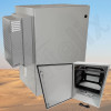 Altelix Air Conditioned Enclosure with Heat and 8U Equipment Rack - 32x24x16 Steel Weatherproof NEMA 4X Rated with 120VAC Power Outlets Altelix Air Conditioned Enclosure with Heat and 8U Equipment Rack - 32x24x16 Steel Weatherproof NEMA 4X Rated with 120VAC Power Outlets