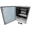 Altelix Air Conditioned Enclosure with Heat and 8U Equipment Rack - 32x24x16 Steel Weatherproof NEMA 4X Rated with 120VAC Power Outlets