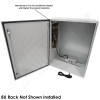 Altelix Air Conditioned Enclosure with Heat and 6U Equipment Rack - 32x24x16 Steel Weatherproof NEMA 4X Rated with 120VAC Power Outlets Altelix Air Conditioned Enclosure with Heat and 6U Equipment Rack - 32x24x16 Steel Weatherproof NEMA 4X Rated with 120VAC Power Outlets