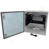 Altelix Air Conditioned Enclosure with Heat and 6U Equipment Rack - 24x24x16 Steel Weatherproof NEMA 4X Rated with 120VAC Power Outlets