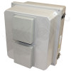 Altelix 14x12x10 Fiberglass Weatherproof Vented NEMA Enclosure with Adjustable Cooling Fan, 120 VAC Outlets & Power Cord