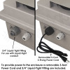 Altelix 14x12x10 Fiberglass Weatherproof Vented NEMA Enclosure with Adjustable Cooling Fan, 120 VAC Outlets & Power Cord