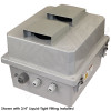 Altelix 14x12x10 Fiberglass Weatherproof Vented NEMA Enclosure with Adjustable Cooling Fan, 120 VAC Outlets & Power Cord