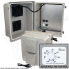 Altelix 14x12x10 Fiberglass Weatherproof Vented NEMA Enclosure with Adjustable Cooling Fan, 120 VAC Outlets & Power Cord