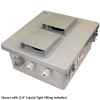 Altelix 14x12x6 Fiberglass Weatherproof Vented NEMA Enclosure with Adjustable Cooling Fan, 120 VAC Outlets & Power Cord