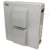 Altelix 14x12x6 Fiberglass Weatherproof Vented NEMA Enclosure with Adjustable Cooling Fan, 120 VAC Outlets & Power Cord