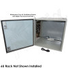 Altelix Air Conditioned Enclosure with Heat and 6U Equipment Rack - 24x24x24 Steel Weatherproof NEMA 4X Rated with 120VAC Power Outlets