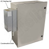 Altelix Air Conditioned Enclosure with Heat - 32x24x12 Fiberglass FRP Weatherproof NEMA 4X Rated with 120VAC Power Outlets