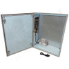 Altelix Air Conditioned Enclosure with Heat - 32x24x12 Fiberglass FRP Weatherproof NEMA 4X Rated with 120VAC Power Outlets