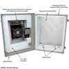 Altelix DC & Solar Powered Air Conditioned Enclosure - 20x16x12 Fiberglass Weatherproof Vented NEMA 4X Rated, 12VDC, 24VDC, 48VDC