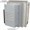 Altelix DC & Solar Powered Air Conditioned Enclosure - 14x12x8 Fiberglass Weatherproof NEMA 4X Rated,  12VDC, 24VDC, 48VDC