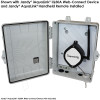Weatherproof Enclosure for Jandy® AQWHR18 AquaPalm Wireless Receiver R0686300 and iQ20-A/iQ30-A Web-Connect Devices