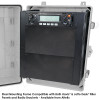 Altelix Havis® and Jotto Desk® Vented Weatherproof Console Enclosure - Polycarbonate  17x14x9