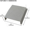 Polycarbonate Vent / Fan Shroud Kits -  for 60mm, 80mm and 120mm Fans