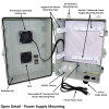 Altelix Weatherproof Starlink® Gen 3 with Starlink® Advanced Power Supply Enclosure with Cooling Fan and 120 VAC Outlets