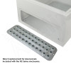 Aluminum Access Panel with 36 PG16 Cable Glands for NS242012, NS242412, NX242416, NS242416, NS242424, NS282416, NS282424 and NS322416 Enclosures