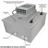 Altelix DC Powered Air Conditioned Enclosures - 16x16x8, 20x16x8 & 24x16x09 Fiberglass Weatherproof NEMA 4X Enclosure