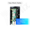 Compact DIN rail mounting solution for SBC devices