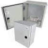 Altelix 12x10x6 NEMA 4X Fiberglass Weatherproof Enclosure with Equipment Mounting Plate & 120 VAC Outlets