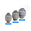 Altelix Liquid Tight Conduit Connectors – 4-Pack Weatherproof Nylon Compression Fittings (1/2", 3/4", 1")