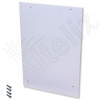 Blank No-Drill PVC Equipment Mounting Plate with Screws for NP151005 Series Enclosures