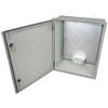 Altelix 20x16x8 NEMA 4X Fiberglass Weatherproof Enclosure with Equipment Mounting Plate & 120 VAC Outlets