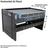 Altelix 16x20x12 Fiberglass Weatherproof NEMA Equipment Rack Enclosure | NF162012-BR6U, NF162012LV-BR6U, NF162012LVF-BR6U