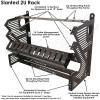 Altelix 16x20x12 Fiberglass Weatherproof NEMA Equipment Rack Enclosure | NF162012-BR2SU, NF162012LV-BR2SU