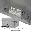 Altelix 16x20x12 Fiberglass Weatherproof NEMA Equipment Rack Enclosure