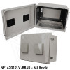 Altelix 16x20x12 Fiberglass Weatherproof NEMA Equipment Rack Enclosure | NF162012LV-BR6U