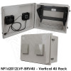 Altelix 16x20x12 Fiberglass Weatherproof NEMA Equipment Rack Enclosure | NF162012LVF-BRV4U