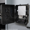 Altelix Weatherproof Audio Video Enclosure with Universal Equipment Mounting and 120 VAC Outlets