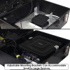 Altelix Weatherproof Audio Video Enclosure with Universal Equipment Mounting and 120 VAC Outlets