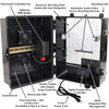 Altelix Weatherproof Audio Video Enclosure with Universal Equipment Mounting and 120 VAC Outlets