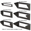 Altelix Heavy Duty 19" Vertical Wall Mount Equipment Racks Available in 1U, 2U, 3U, 4U, 5U and 6U
