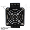 Altelix 400W Enclosure Heater - DIN Rail Mount with Fan - 60mm Fan