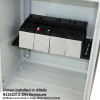 Altelix 18x9 Inch Steel Utility Shelf  and Mounting Bracket Kit for NS242012 Series Enclosures