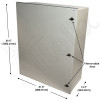 Altelix 40x32x14 NEMA 4X Fiberglass Weatherproof Enclosure