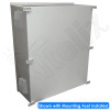 Altelix 48x32x14 Vented Fiberglass NEMA Weatherproof Enclosure Rear View
