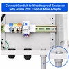 Connect Conduit to Weatherproof Enclosure with Altelix PVC Conduit Male Terminal Adapter