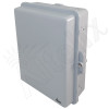 Altelix 14x11x5 Polycarbonate + ABS Weatherproof NEMA Enclosure with Aluminum Mounting Plate, 120 VAC Outlets and Power Cord