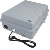 Altelix 14x11x5 Polycarbonate + ABS Weatherproof NEMA Enclosure with Aluminum Mounting Plate, 120 VAC Outlets and Power Cord