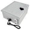 Altelix 12x10x6 NEMA 4X Fiberglass Weatherproof Enclosure with Equipment Mounting Plate, 120 VAC Outlets & Power Cord