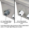 Includes Liquid-Tight Fitting for Power