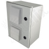 Altelix 16x12x8 Vented Fiberglass Weatherproof NEMA Enclosure with 120 VAC Outlets, 200W Heater & 85&deg;F Turn-On Cooling Fan