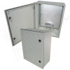 Altelix 20x16x8 NEMA 4X Fiberglass Weatherproof Enclosure with Equipment Mounting Plate & 100-240 VAC Universal Power Outlet